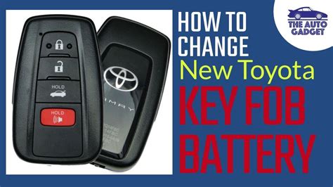 replace battery in Toyota fob